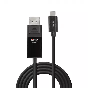 Lindy 2m kabel USB Type-C na DP 4K60 adapter z HDR