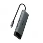 USB Type-C zvezdišče TP-Link UH7021C — HDMI, USB 3.2 Gen1, USB 2.0, SD/microSD, 5000 Mbit/s, aluminij črn