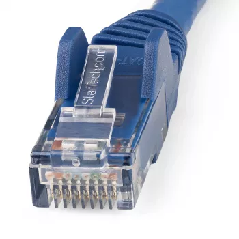 StarTech.com 10m ethernetni kabel CAT6 – LSZH (z nizko emisijo halogenov) – 10 gigabitov 250Mhz 100W PoE RJ45 10GbE UTP omrežni patch kabel, brez zaskočke z razbremenitvijo kabla – moder, CAT 6, ETL preverjen, 24AWG