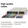 PATCHBOX patchbox.one CONE30UTPGR izvlečna kaseta s patch kablom, 30RU, Cat6a, UTP, zelena