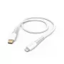 Lightning kabel Hama 00201603 1,5 m, bel, 3 A USB-C