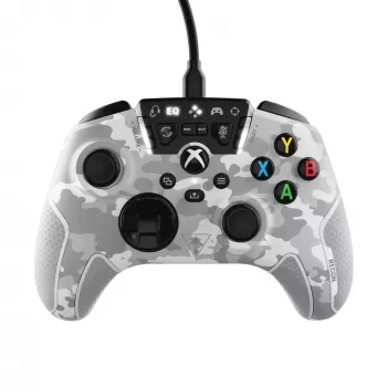 Igralni plošček Turtle Beach Recon siv, bel USB analogni / digitalni PC, Xbox, Xbox One, Xbox Series S, Xbox Series X