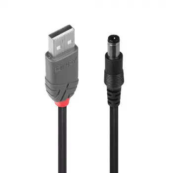Lindy kabel USB 2.0 Type-A na 5,5 mm DC, 1,5 m