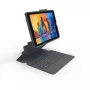Tipkovnica ZAGG Pro Keys with Trackpad za Apple iPad 10.2, črno-siva, nemška