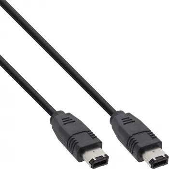 kabel InLine FireWire 400 1394 6-pin moški / moški 0,5 m