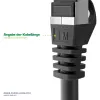 InLine patch kabel SF/UTP Cat.5e prozoren 25m