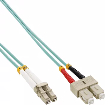 InLine optični dupleksni kabel LC/SC 50/125µm OM3 15m