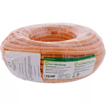 Omrežni kabel InLine 70210I RJ45 Cat.7 600MHz 1m oranžen