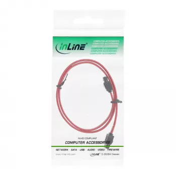 InLine kabel SATA za 150 / 300 / 600 S-ATA povezave z zaklepom 0,7 m