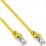 InLine patch kabel SF/UTP Cat.5e, rumen, 3m
