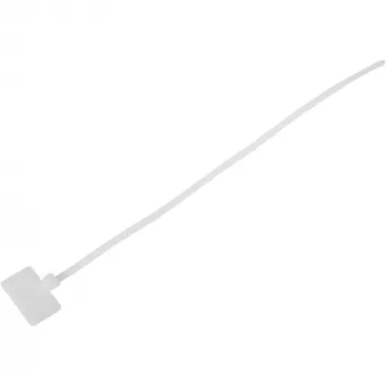 Vezice z poljem za označevanje InLine 100 mm x 2,5 mm, najlon, 100 kosov