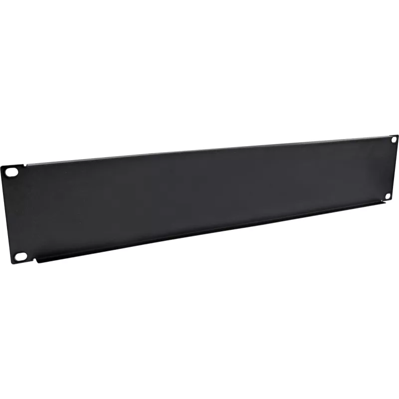 Slepa plošča InLine 19111B 2U RAL 9005 črna