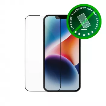 dbramante1928 Eco-Shield iPhone 13 13 Pro 14 črn zaščita zaslona iz kaljenega stekla odporna na prah in praske