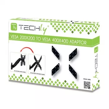 Techly univerzalni adapter za VESA 200x200 do 400x400 črn ICA-LCD G11A