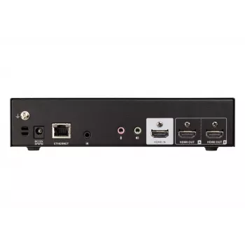 ATEN stikalo za brezšivno predstavitev s Quad V, HDMI, USB tip-A, kovina, črna, 60 Hz, 15 m