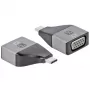 Techly IADAP USBC-VGAC USB grafični adapter 1920 x 1200 slikovnih pik, črn, srebrn