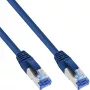 InLine B-76802B Cat6A S/FTP (PiMF) brezhalogenski patch kabel, 2 m, moder, 40 kosov