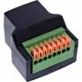 InLine 92505E konektor za kabel RJ45 8P8C / sponka, 8-polna, črn