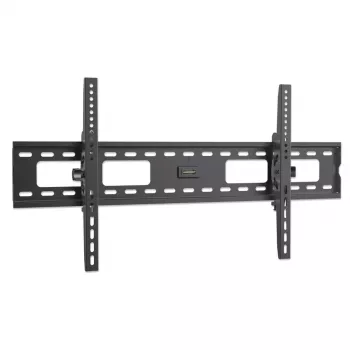 Manhattan stenski nosilec za TV in monitorje (nagibni), za zaslone od 37 inch do 75 inch, združljivost VESA: vse med 200x200 mm in 800x400 mm – preverite mere štirih pritrdilnih lukenj na hrbtni strani zaslona, da zagotovite ujemanje, najv. 75 kg, črn, nosilec