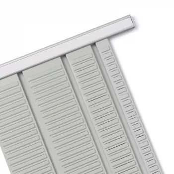 Nobo 1900405 T-Card panel za načrtovanje, velikost 4, 54 rež, 128 x 960 mm, kovina