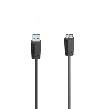 Hama USB kabel 0,75 m Micro-USB A USB A črn 5 Gbit/s
