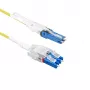 ACT 1 meter enorodovni 9/125 OS2 Polarity Twist Uniboot dupleks optični patch kabel s konektorji CS - LC