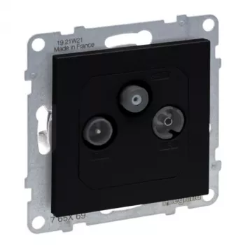 Legrand 765369 vtičnica TV + SAT črna