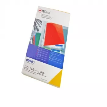 GBC vezne kartice HiGloss A4 250 g/m², A4, karton, rdeč, sijoč, 250 g/m², 100 kosov