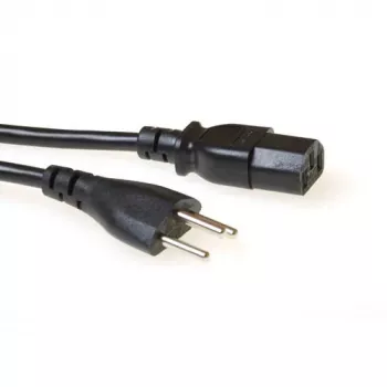 Napajalni kabel ACT Powercord, švicarski vtič - C13, črn, 2,5 m