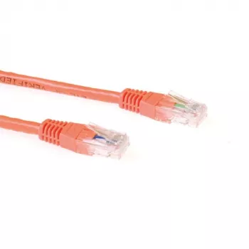 ACT oranžen 1,5 m U/UTP CAT6A patch kabel z vtiči RJ45