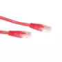 ACT rdeč 3 m U/UTP CAT6A patch kabel z vtiči RJ45