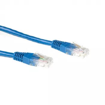 ACT moder 5 m U/UTP CAT6A patch kabel z vtiči RJ45