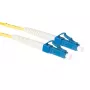 ACT 3 m LSZH enorodovni 9/125 OS2 optični patch kabel simplex z vtiči LC