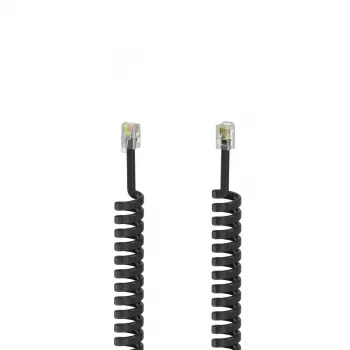 Hama 00201150 telefonski kabel 1,5 m črn