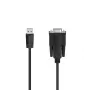Hama 00200622 serijski kabel črn 1,5 m Sub-D USB-A