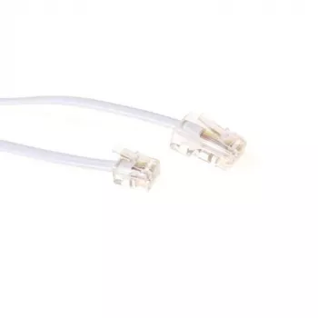 ACT bel 5-metrski ploščati telefonski kabel z vtiči RJ11 in RJ45