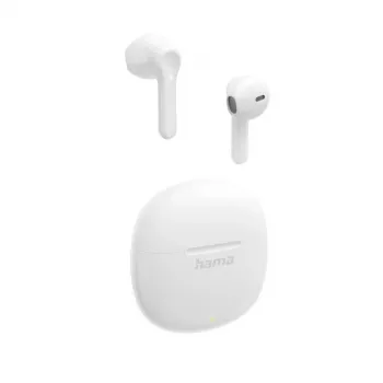Hama Action One ušesne slušalke True Wireless Stereo (TWS) klici/glasba Bluetooth bele
