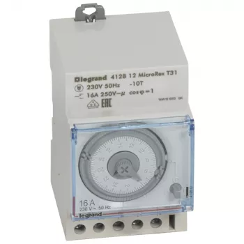 Legrand MicroRex T31 412812 dnevna stikalna ura, 230 V, sinhrona