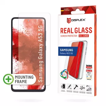 Displex zaščitna folija za zaslon + ovitek za Samsung Galaxy A53 5G, kaljeno steklo