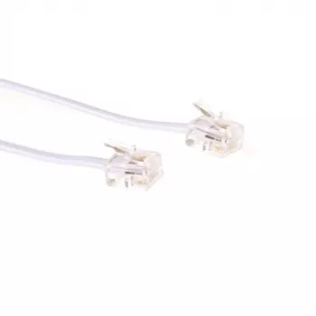 ACT bel 0,5 metra ploščat telefonski kabel s konektorji RJ11