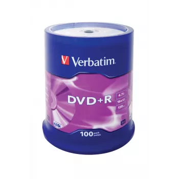 Verbatim DVD+R mat srebrna 4,7 GB, 100 kosov
