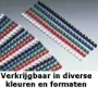 GBC CombBind vezni hrbti 19 mm A4 21R, modri, 180 listov, polivinilklorid (PVC), A4, 100 kosov