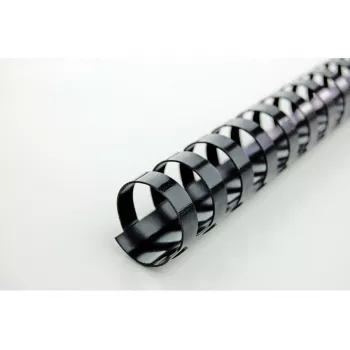 GBC CombBind vezni hrbti 14mm A4 21R, črni, 125 listov, polivinilklorid (PVC), A4, 1,4 cm, 590 g