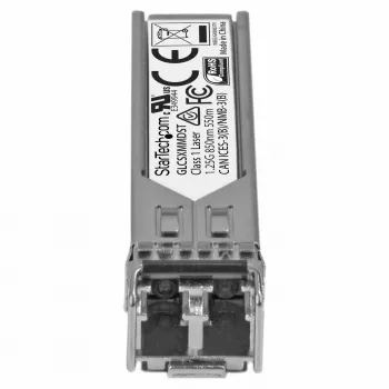 StarTech.com SFP oddajnik-sprejemnik (transceiver) modul, združljiv s Cisco GLC-SX-MMD – 1000BASE-SX~SFP modul, združljiv s Cisco GLC-SX-MMD – 1000BASE-SX – 1GbE večrodovni optični MMF oddajnik-sprejemnik (transceiver) – 1GE gigabitni Ethernet SFP – LC 550m – 850nm – DDM Cisco Firepower, ASR920, IE2000