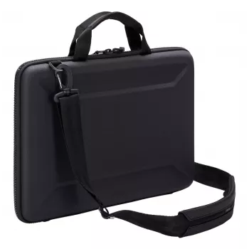 Torba za prenosnik Thule Gauntlet 16 za 16 inch MacBook, črna, ojačan ovitek in zaščitna zadrga