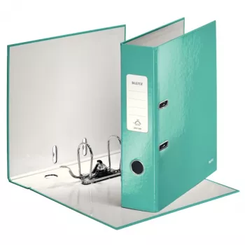 Leitz registrator 180° WOW POB/plastificiran A4/80mm, A4, karton, turkizna, 600 listov, 80 g/m², 8 cm