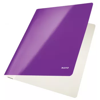 Leitz ploščata kartoteka karton/lepenka WOW A4, A4, karton, vijolična, 250 listov, 240 mm, 3 mm