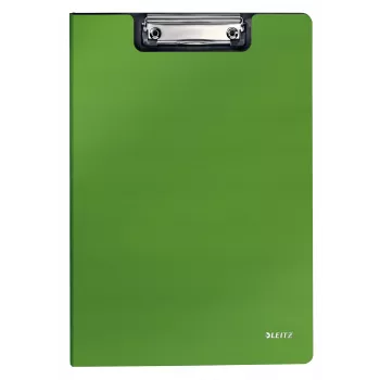 Leitz mapa s sponko s sprednjim pokrovom Solid, A4, zelena, 75 listov, polifoam, 229 mm, 16 mm