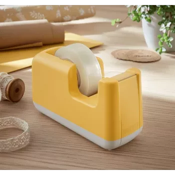 Leitz Cosy odvijalnik lepilnega traku, 1,9 cm, 33 m, akrilonitril-butadien-stiren (ABS), rumeno, 75 mm, 56 mm