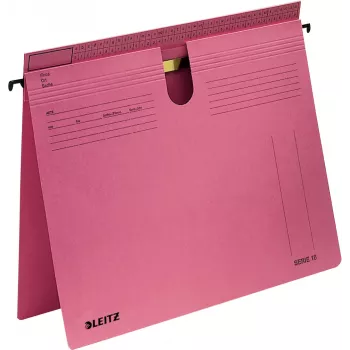Leitz SERIE 18 viseča mapa karton A4 rdeča